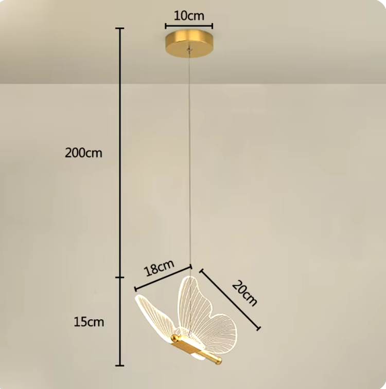 Butterfly Ceiling Light Fixture