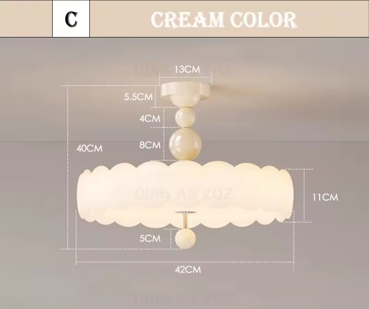 White Bubble Ceiling Lights