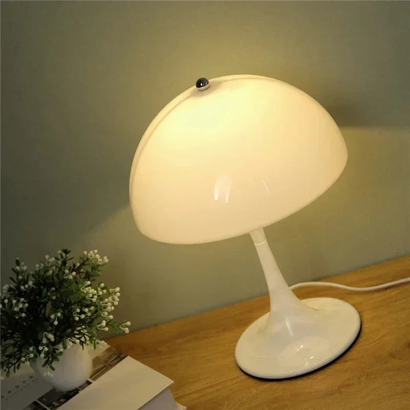 Modern White Mushroom Floor Light