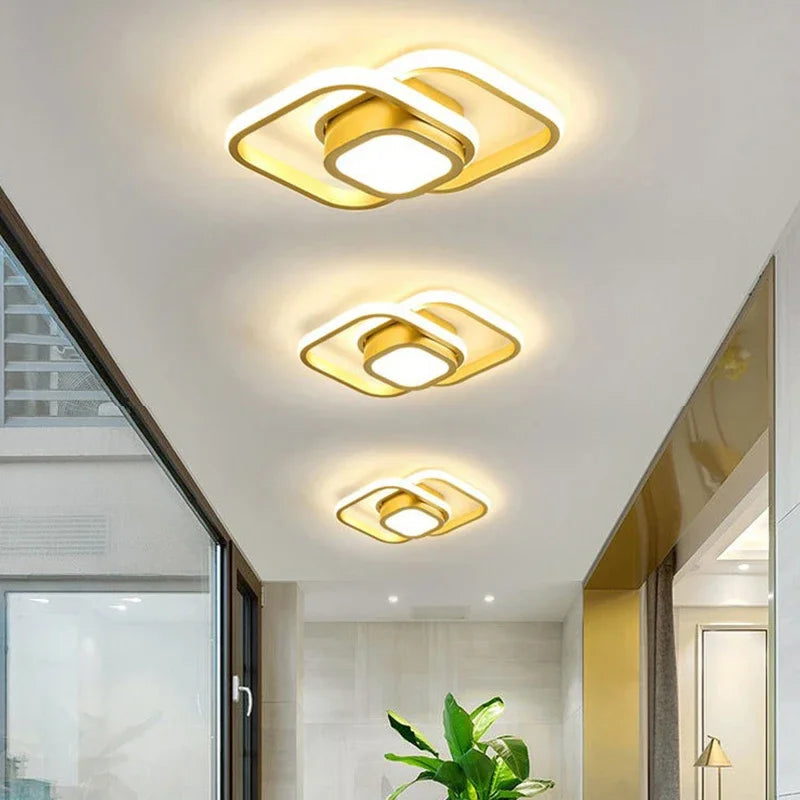 Modern 3 Light Color LED Ceiling Lamp