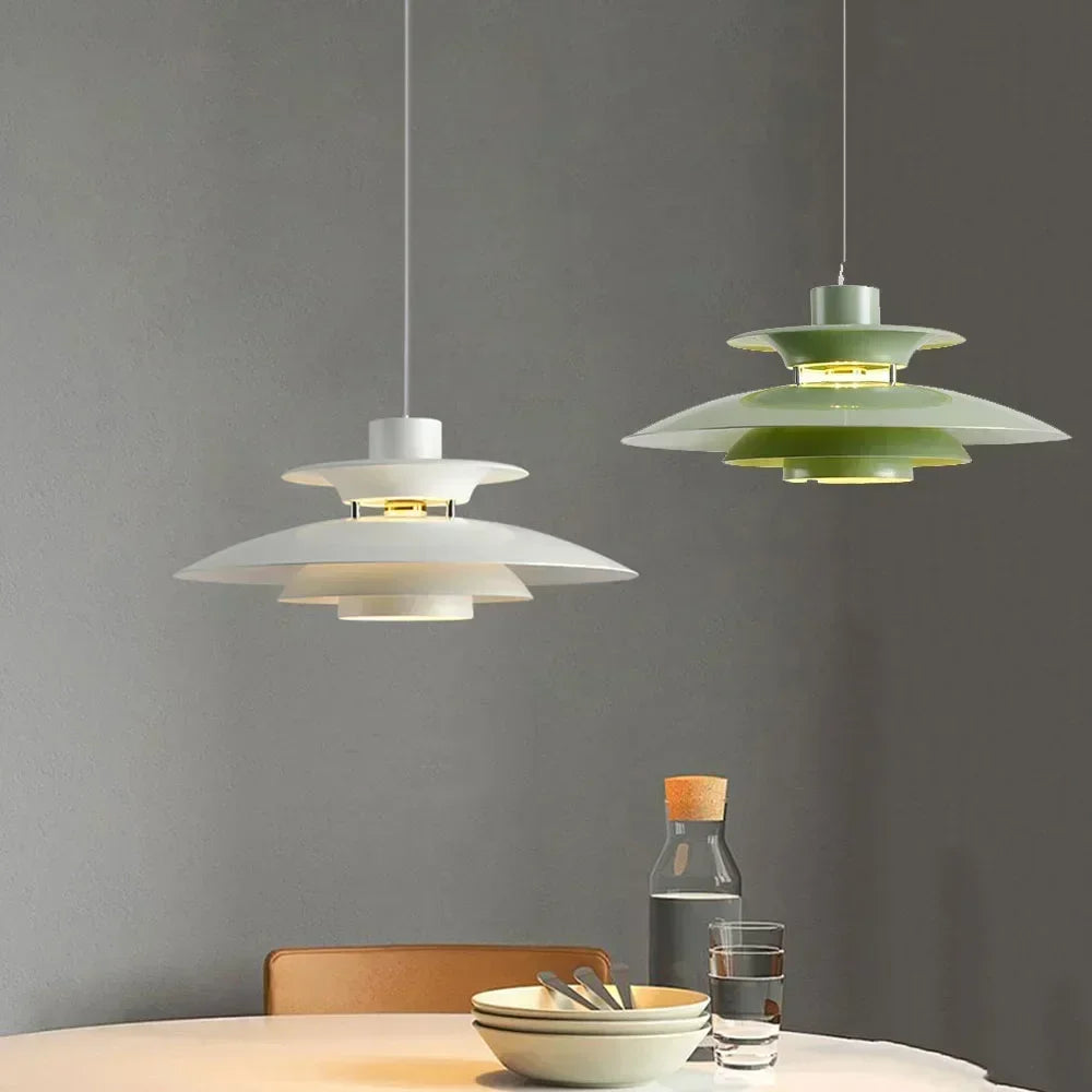 Danish UFO Hanging Lamp Nordic LED Pendant Light