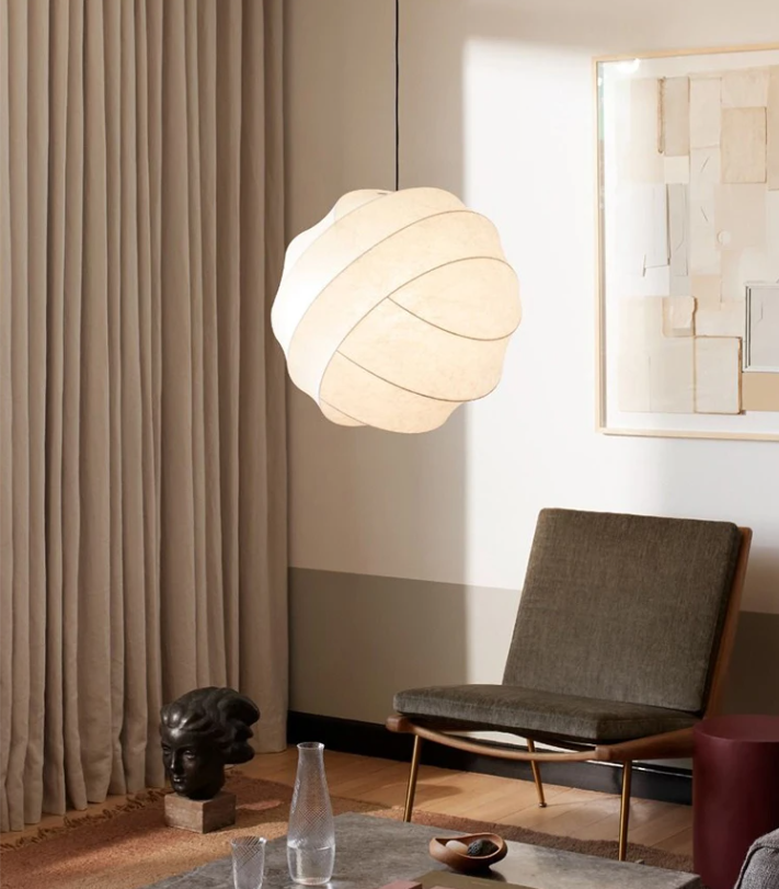Silk ceiling lights living room 