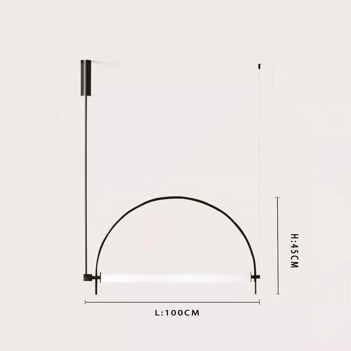 Single Minimalist Hanging Lamp
