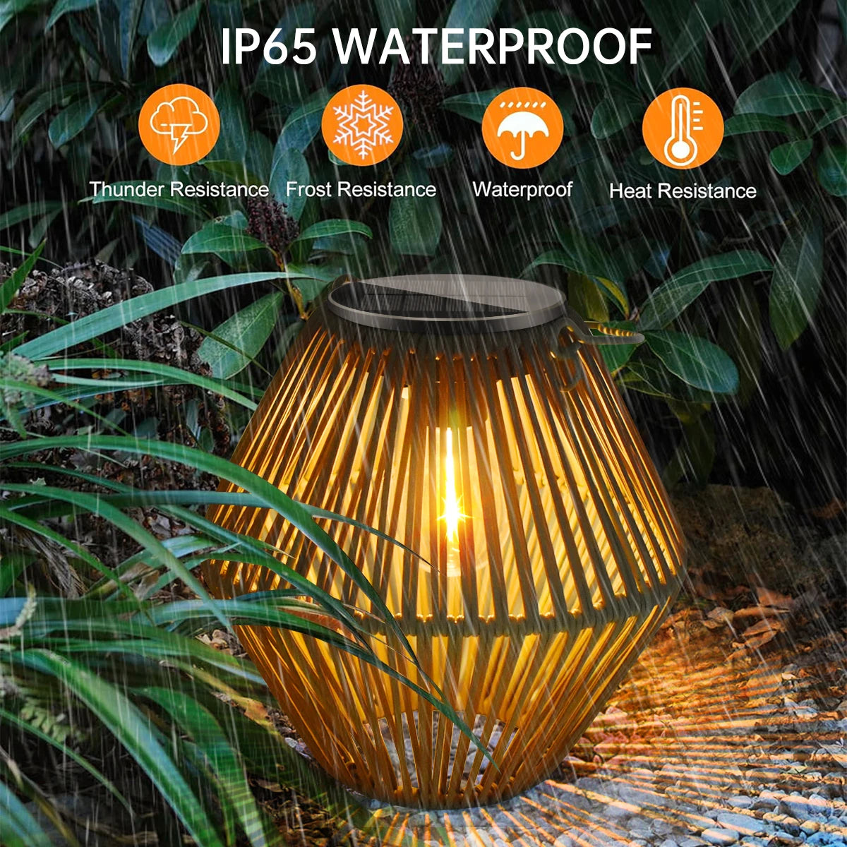 Solar Hanging Lantern For Outdoor