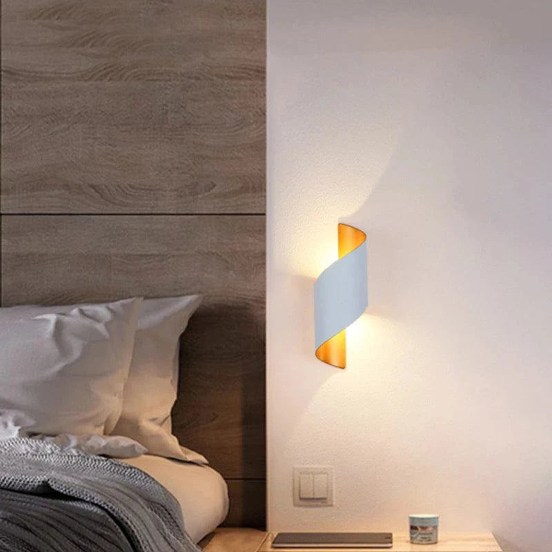 Spiral Wall Sconce Lights Bedroom