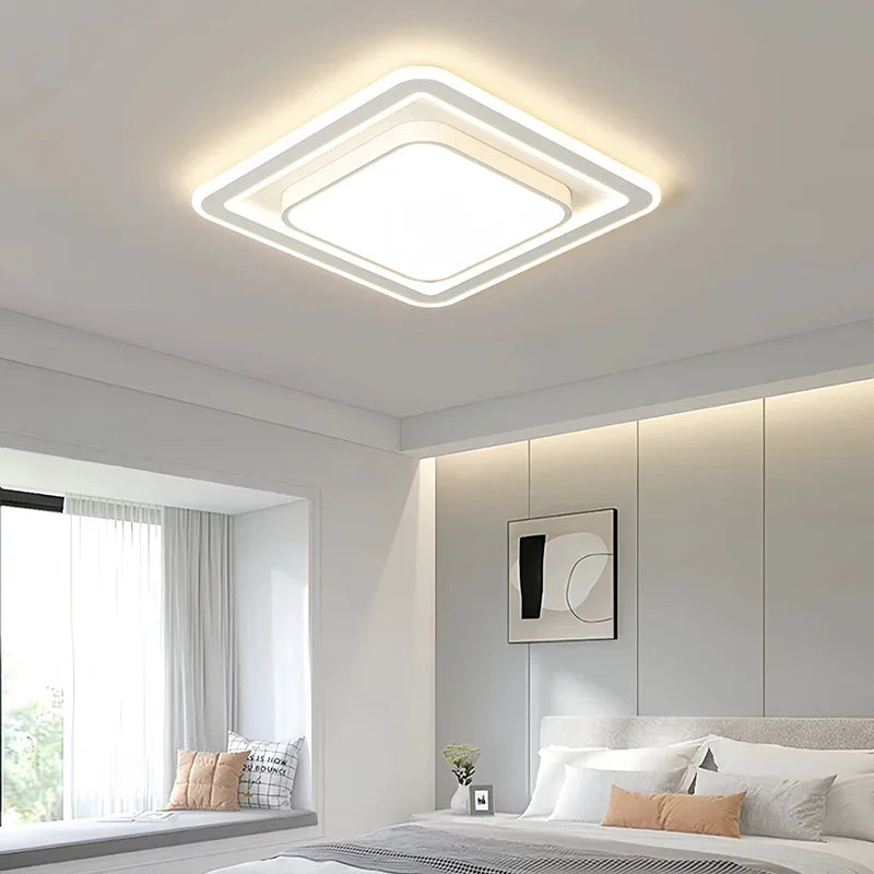Square Modern Ceiling Lights Bedroom