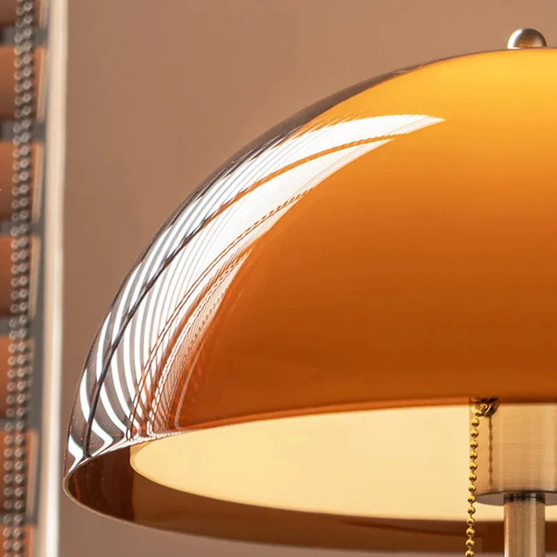 Standing Amber Floor Lamp