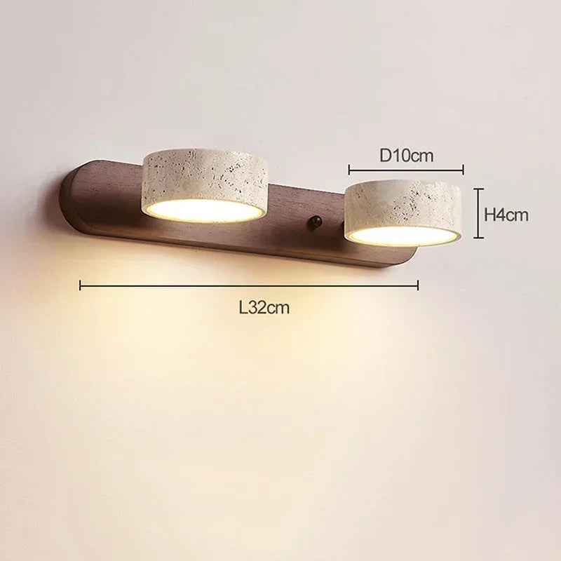 Small Natural Stone Wall Sconces
