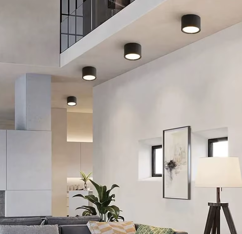 Surface Mounted Downlights Black