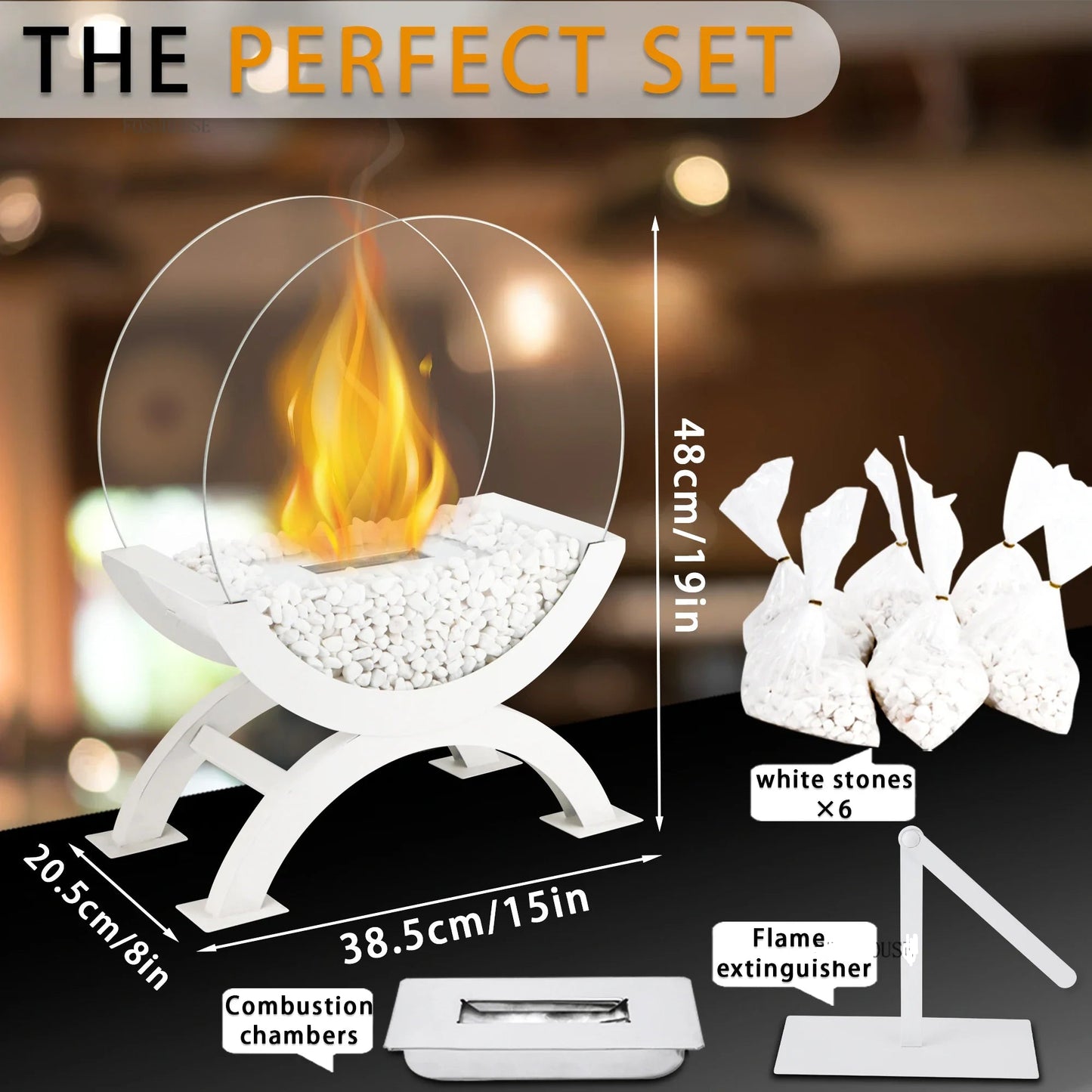 Table Bio Alcohol Fireplaces