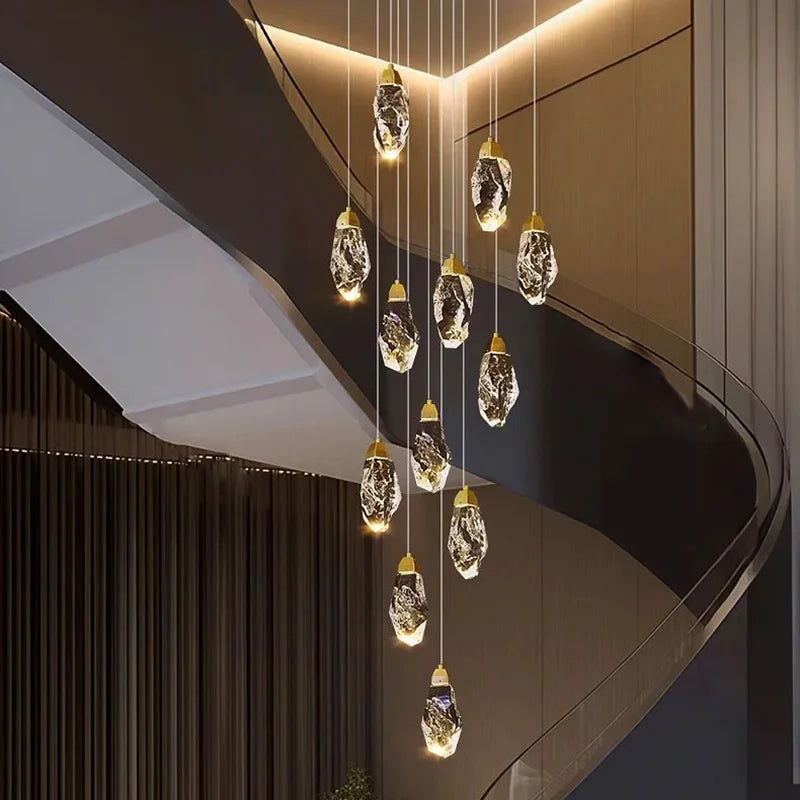 Tall Crystal Chandeliers