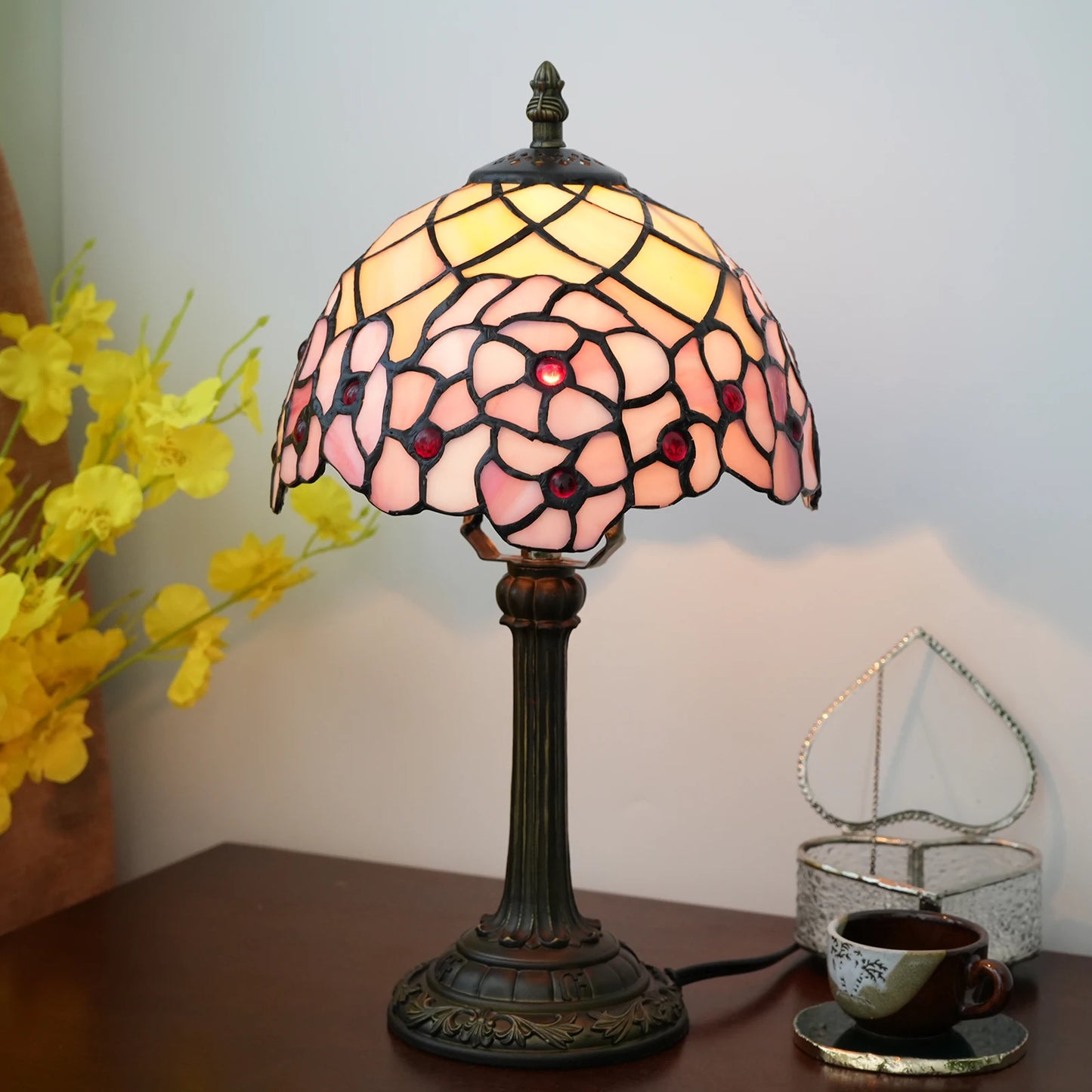 Tiffany Bedside Table Lamps