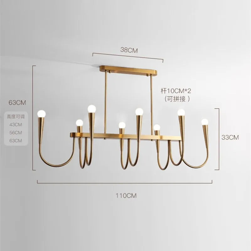 Timeless LED Chandelier for Dining Room Kitchen