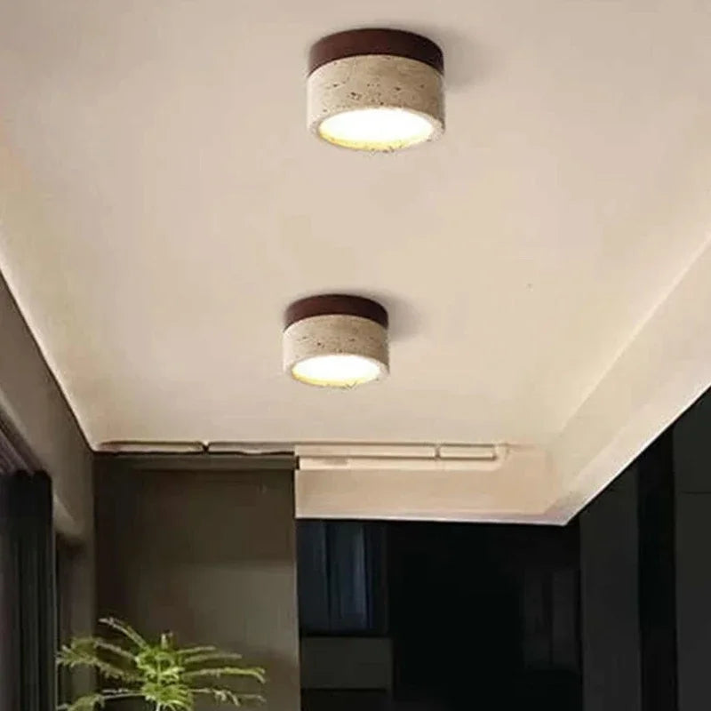 Travertine Ceiling Lights