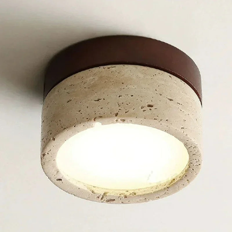 Travertine Ceiling Light Fixtures