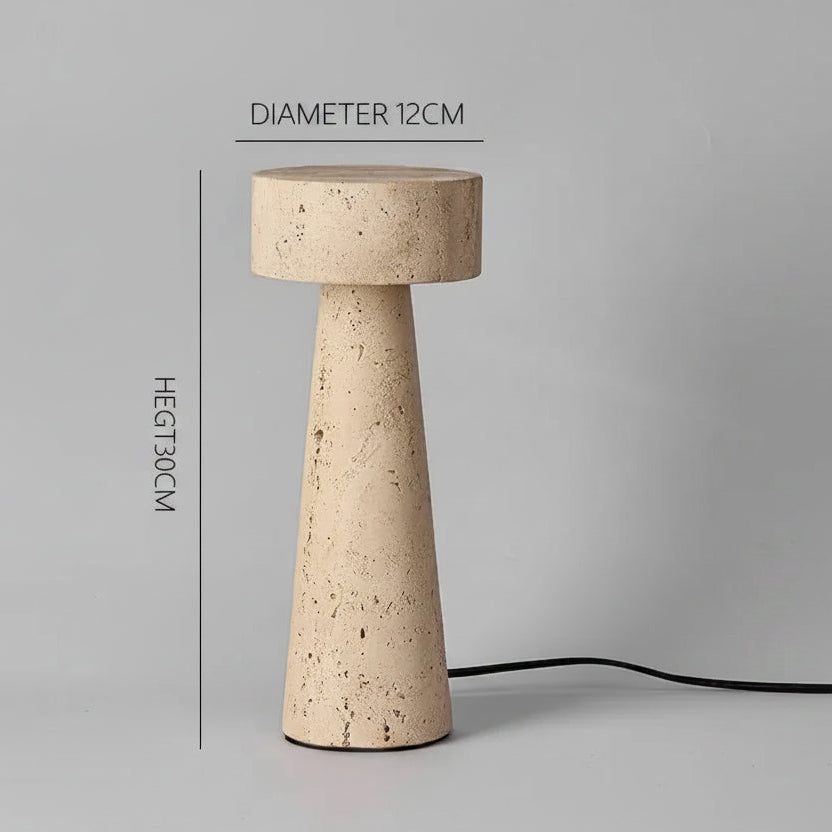 Travertine Stone Table Lamps