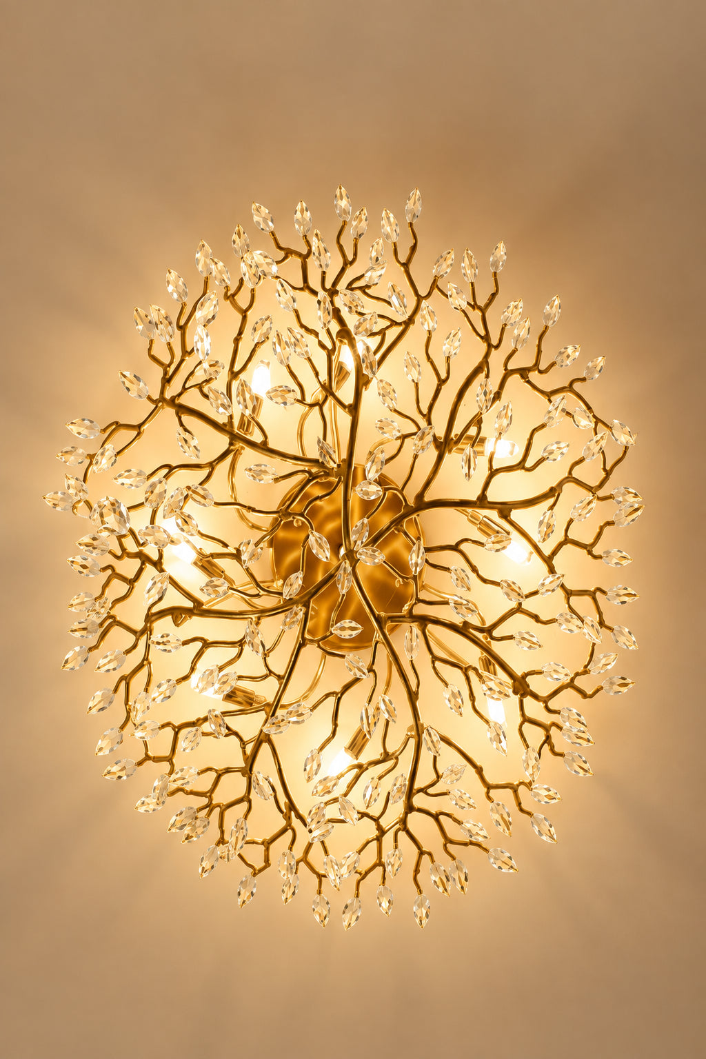 Tree Branch Ceiling Lighting