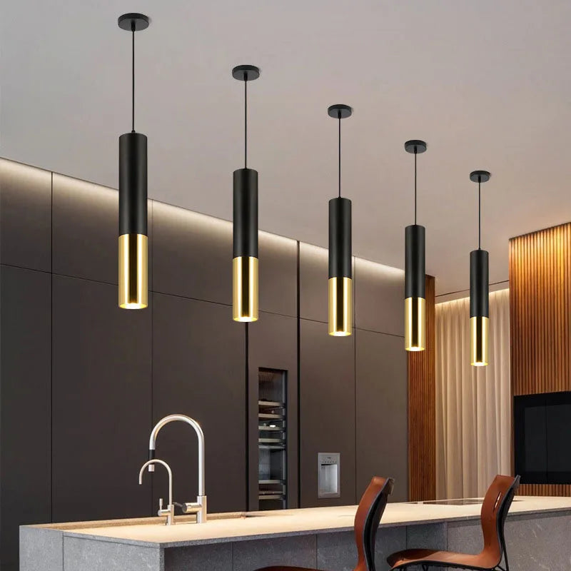 Tube Pendant Lights For Kitchen