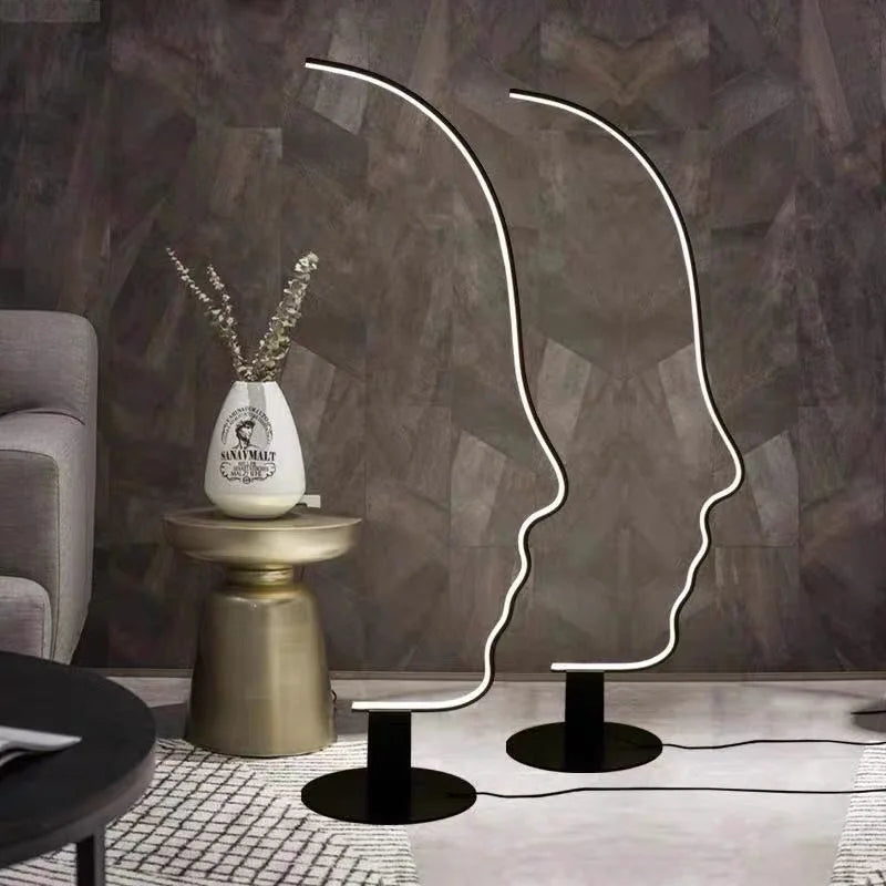 Unique Face Floor Lamp