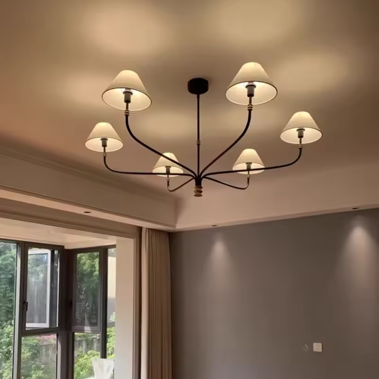 Vintage Chandelier Bedroom