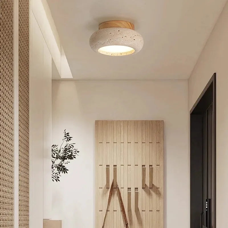 Wabi Sabi Stone Ceiling Light