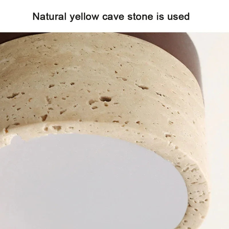 Wabi Sabi Travertine Ceiling Lights