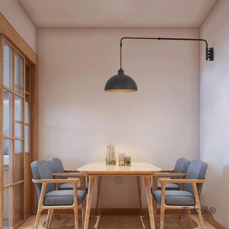 Wall Lamp With Adjustable Rotating Arms