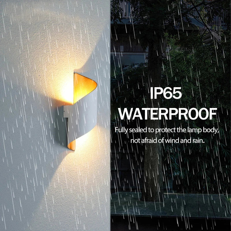 Waterproof Spiral Wall Sconce Lights