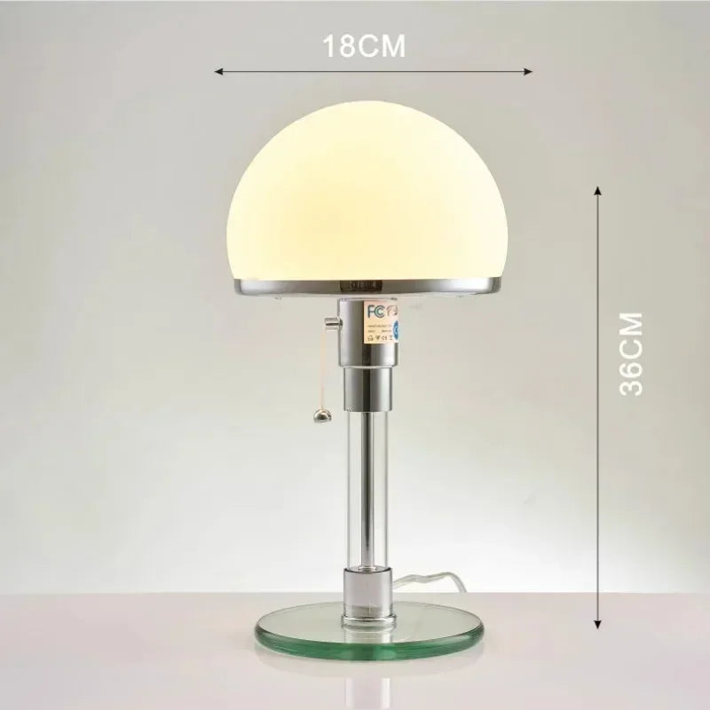 White Bauhaus Table Lamp