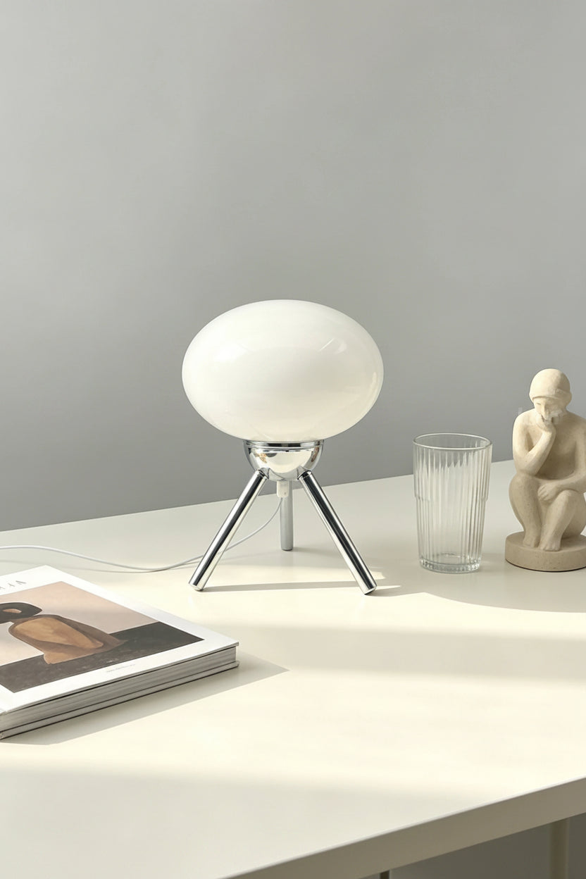 White Bauhaus Table Lamps