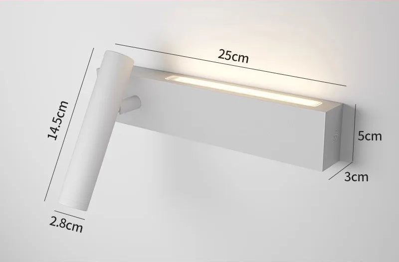 Bedroom Bedside Wall Lamp White