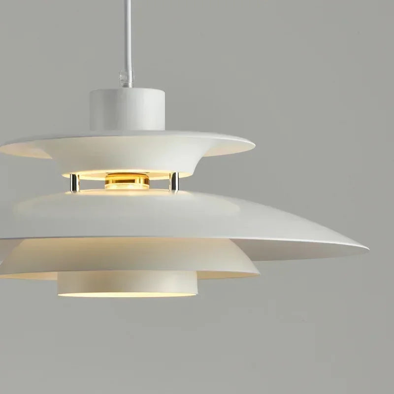 White Danish Design Pendant Light