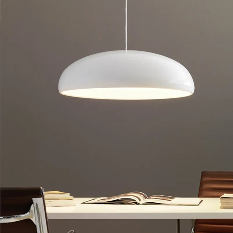 White Italian Designer Hanging Ceiling Light