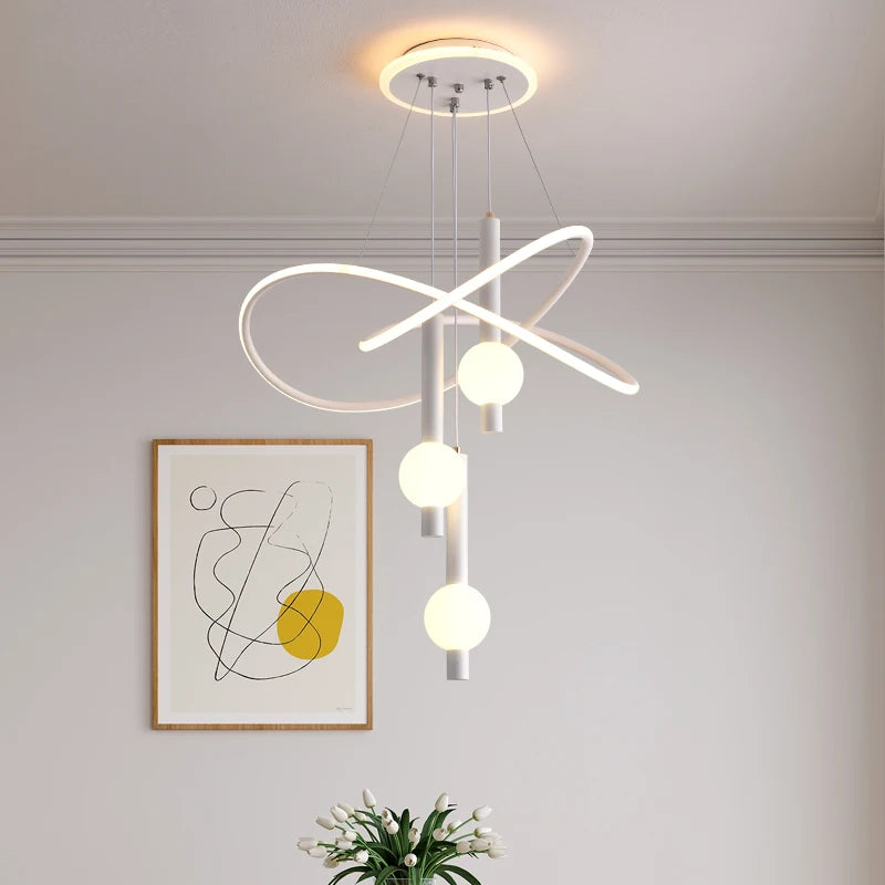 Modern Design Ceiling Light Chandelier White