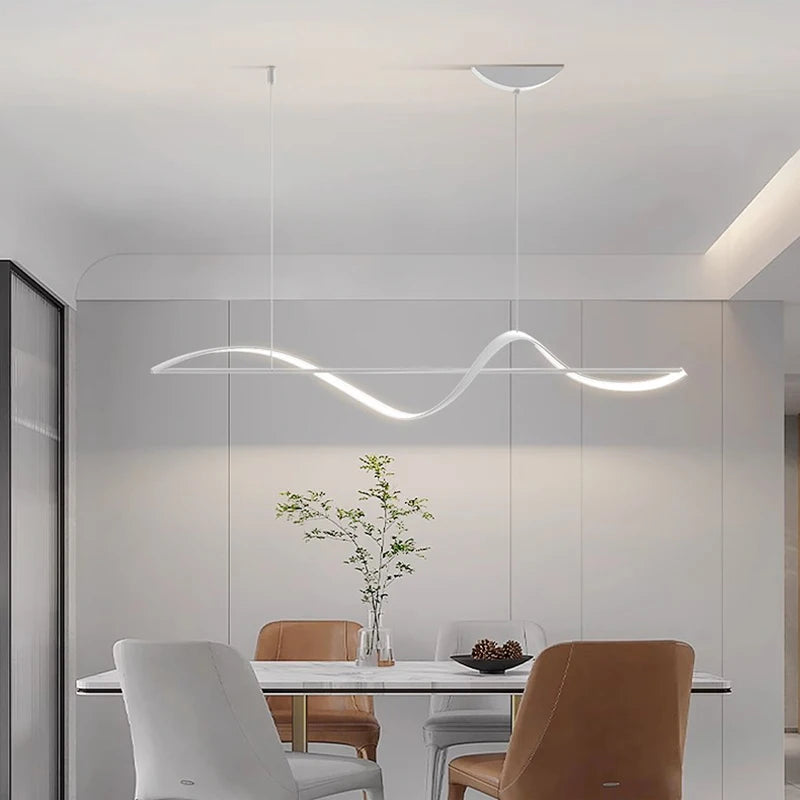 Modern Dining Room Kitchen Light White