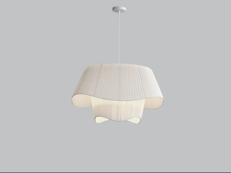 Modern French Pendant Ceiling Light White