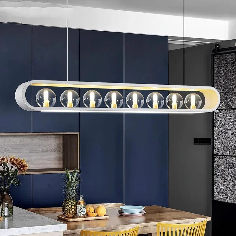 White Modern Kitchen Dining Room Lamp