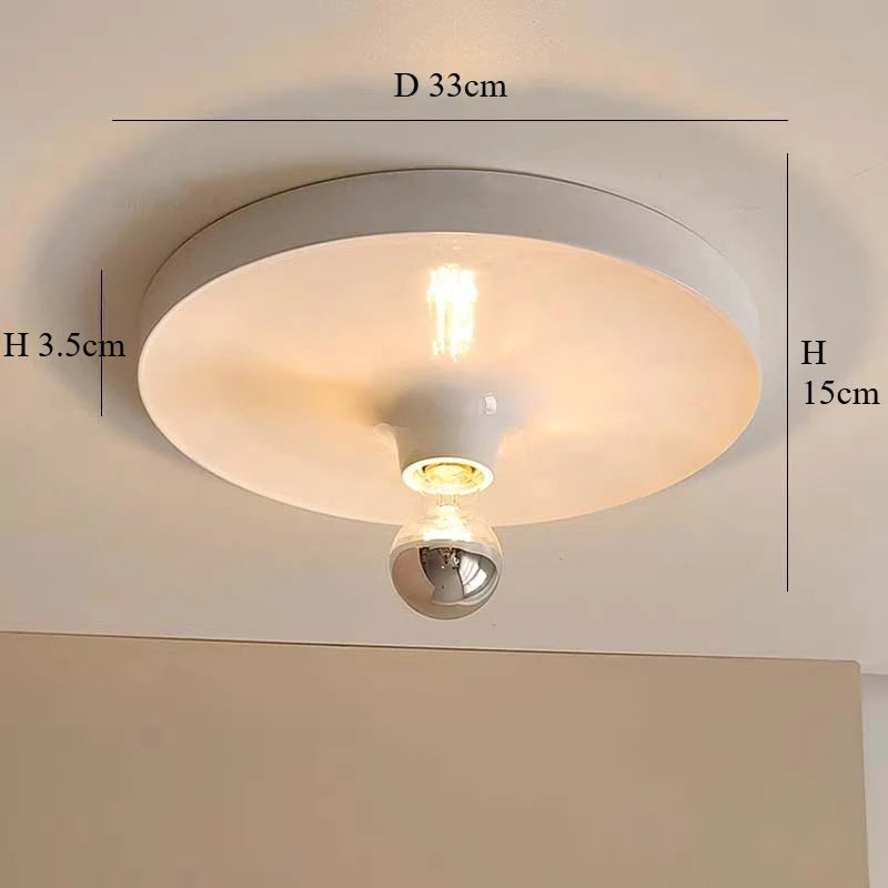 White Round Wall Lamps
