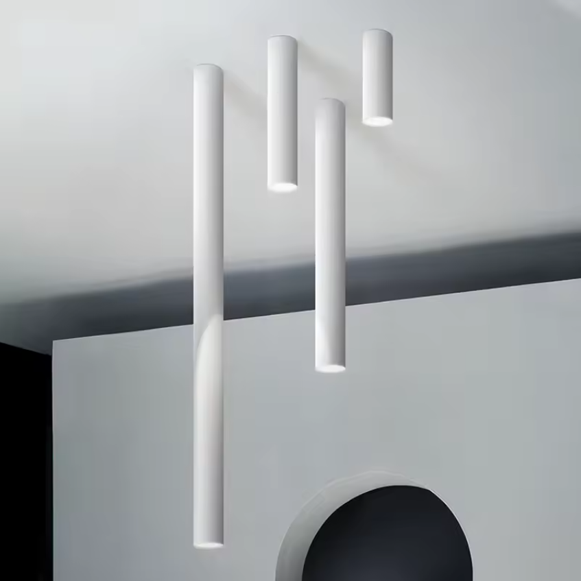 White Tube Ceiling Lights