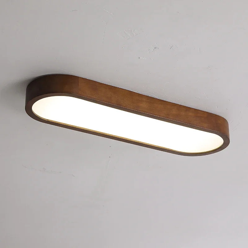 Wood Effect Ceiling Lamp