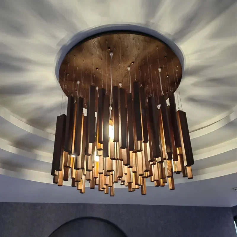 Wooden Ceiling Light Chandelier