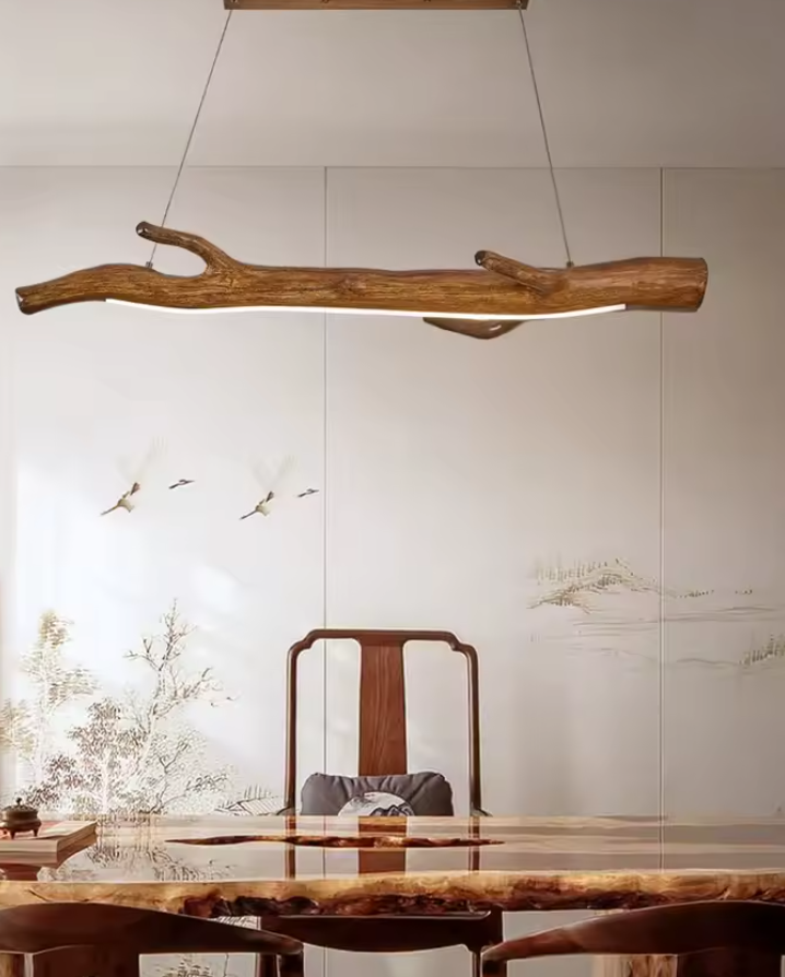 Wooden Ceiling Light Fixture