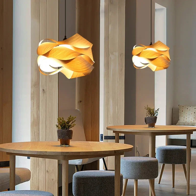 Wooden Hanging Lamps