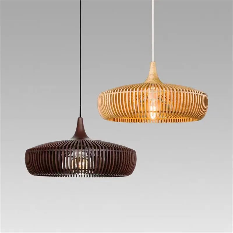 Wooden Hanging Pendant Ceiling Light