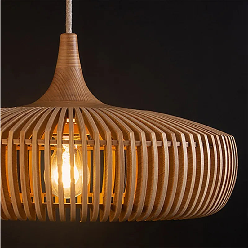 Wooden Hanging Pendant Lights