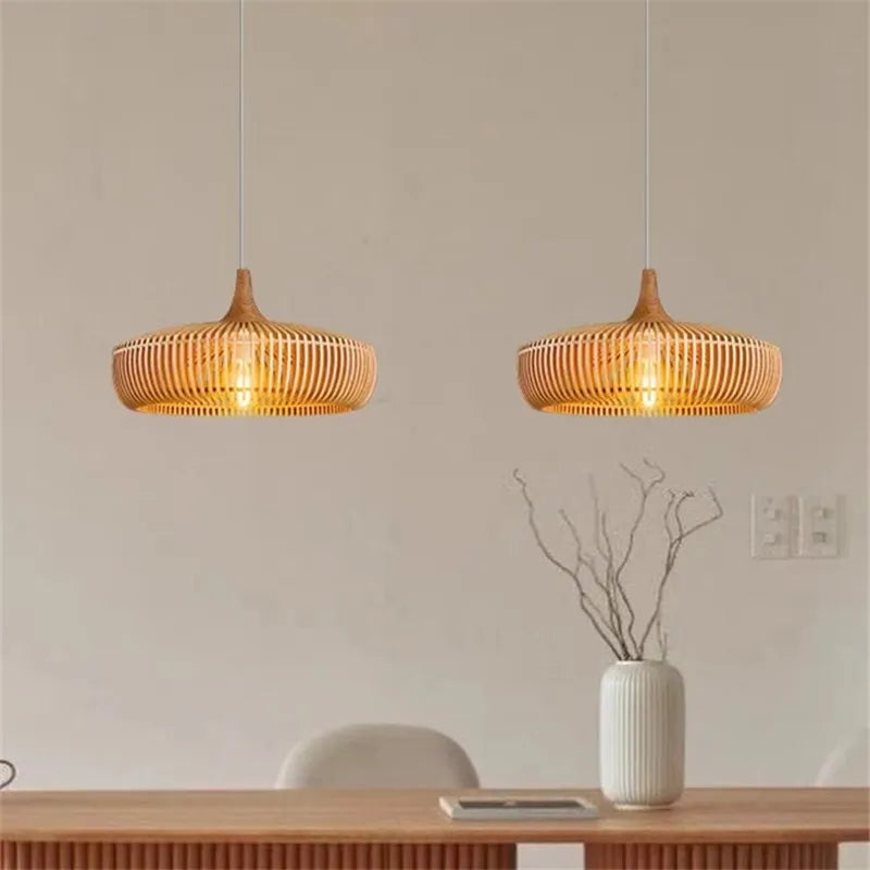 Wooden Pendant Ceiling Light