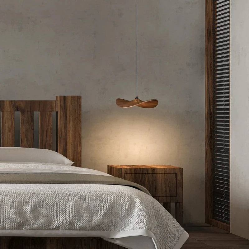 Wooden Pendant Light Chandelier For Bedroom