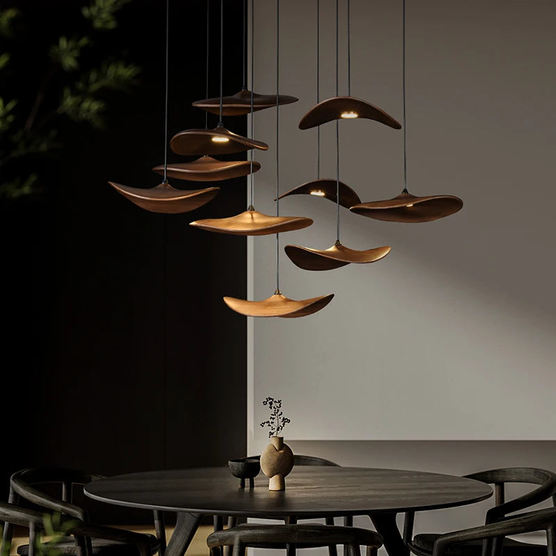 Wooden Pendant Light Chandeliers