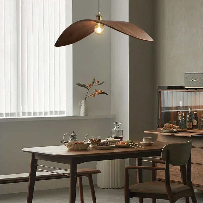 Wooden Pendant Light For Dining Room Table