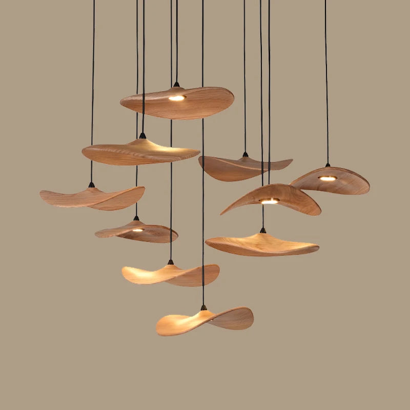 Wooden Pendant Lights Chandelier